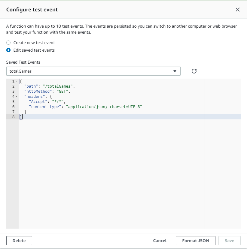 Screenshot 1 from "Moving FlipIt Api function to AWS Lambda"